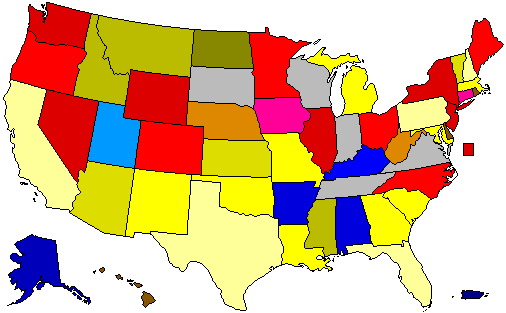 Mock Election 2012 Map