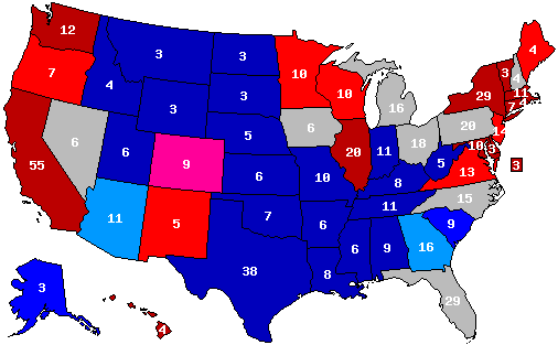 2016 Presidential Polls Map