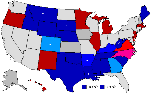 2014 Senatorial Polls Map