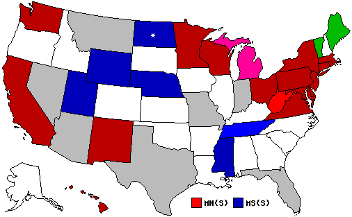 2018 Senatorial Polls Map