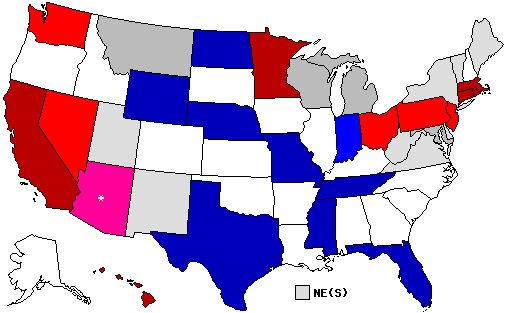 2024 Senatorial Polls Map