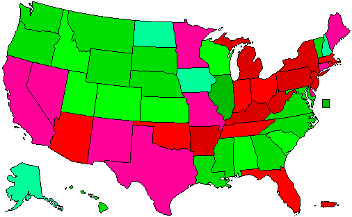 President Prediction Map