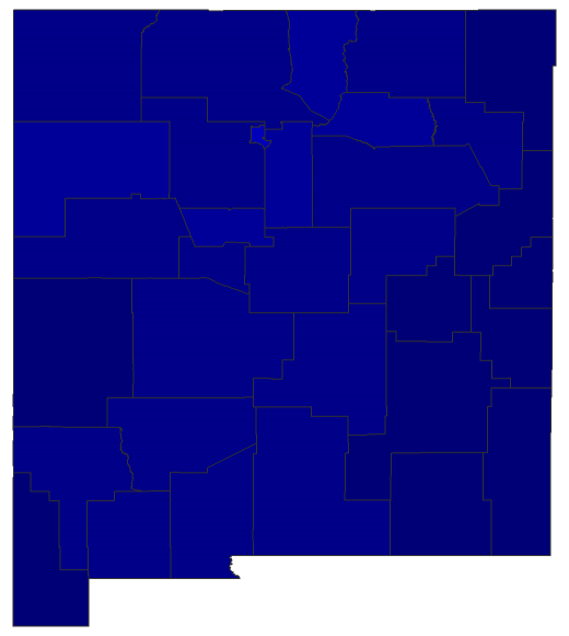 2024 Presidential Republican Primary - New Mexico Election County Map