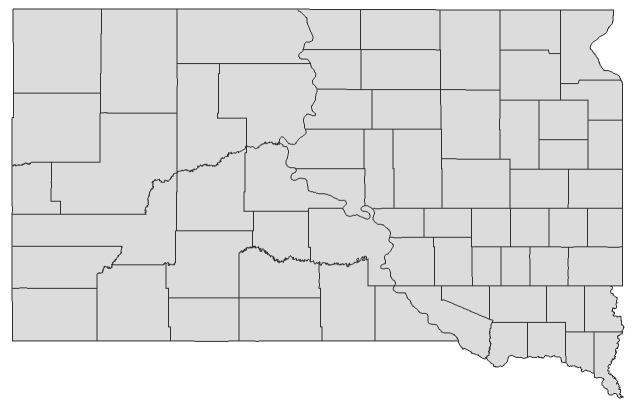 2024 Presidential Republican Primary - South Dakota Election County Map