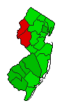 2005 New Jersey County Map of General Election Results for Referendum