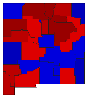 2006 New Mexico County Map of General Election Results for State Auditor