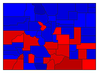 1926 Colorado County Map of General Election Results for Senator