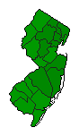 2012 New Jersey County Map of Republican Primary Election Results for President