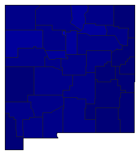 2024 New Mexico County Map of Republican Primary Election Results for President