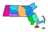 1928 Massachusetts County Map of Republican Primary Election Results for Lt. Governor