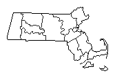 1839 Massachusetts County Map of General Election Results for Governor