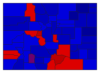 1946 Colorado County Map of General Election Results for Attorney General