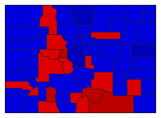 1950 Colorado County Map of General Election Results for Attorney General