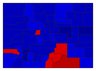 1952 Colorado County Map of General Election Results for Attorney General