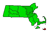 1968 Massachusetts County Map of General Election Results for Initiative