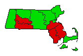 1978 Massachusetts County Map of General Election Results for Referendum