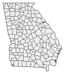 1996 Georgia County Map of Republican Primary Election Results for President
