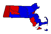 2002 Massachusetts County Map of General Election Results for Governor