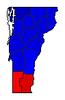 2004 Vermont County Map of General Election Results for State Auditor