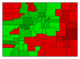 2004 Colorado County Map of General Election Results for Initiative