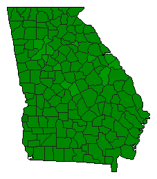 2006 Georgia County Map of General Election Results for Referendum