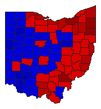 2006 Ohio County Map of General Election Results for Senator
