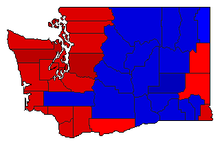 2006 Washington County Map of General Election Results for Senator
