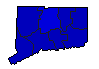 2006 Connecticut County Map of General Election Results for Governor