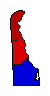 2008 Delaware County Map of General Election Results for President