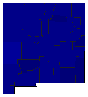 2008 New Mexico County Map of Republican Primary Election Results for President