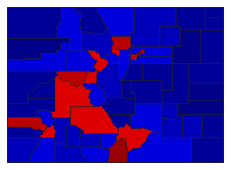 2010 Colorado County Map of General Election Results for Attorney General