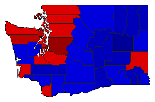 2018 Washington County Map of General Election Results for Senator