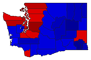 2020 Washington County Map of General Election Results for President