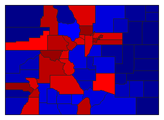2020 Colorado County Map of General Election Results for President