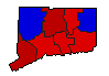 2020 Connecticut County Map of General Election Results for President