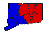 1994 Connecticut County Map of General Election Results for Secretary of State