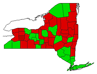 2001 New York County Map of Special Election Results for Referendum
